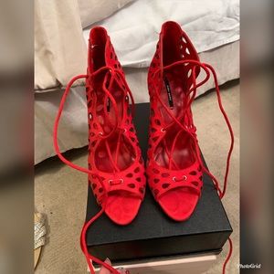 tie up sandals from Zara